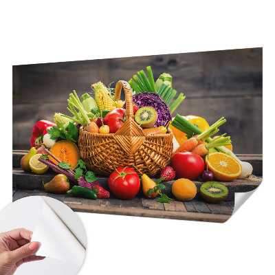 Fototapetas vaiko kambariui su frugtagtig griežtumu