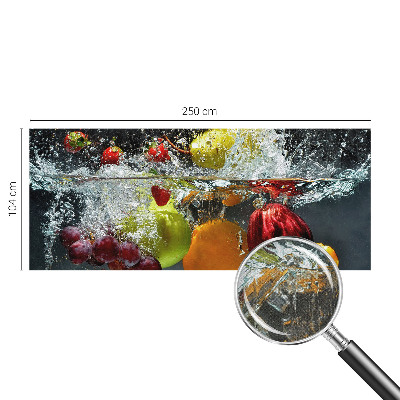 Fototapetai su vaisių ir vandens motyvu