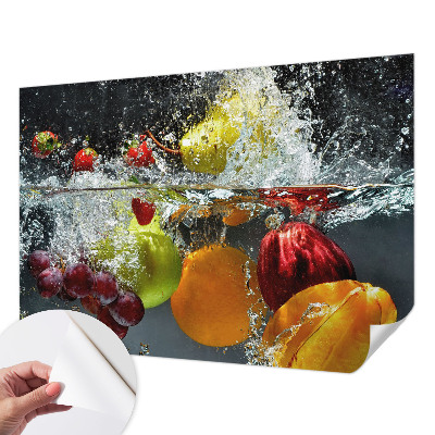 Fototapetai su vaisių ir vandens motyvu