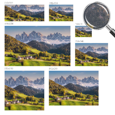 Fototapetas vaiko kambariui Bjerglandskabas