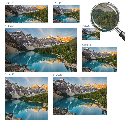 Fototapetai Bjergrefleksija