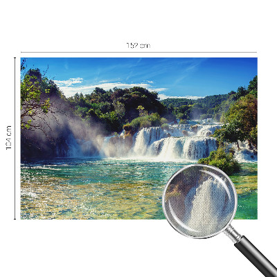 Fototapetas vaiko kambariui su krioklio peizažu