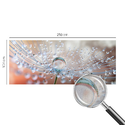 3D fototapetas sienoms En dråbe on en mælkebøtt