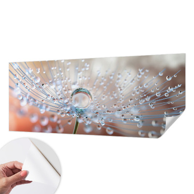 3D fototapetas sienoms En dråbe on en mælkebøtt