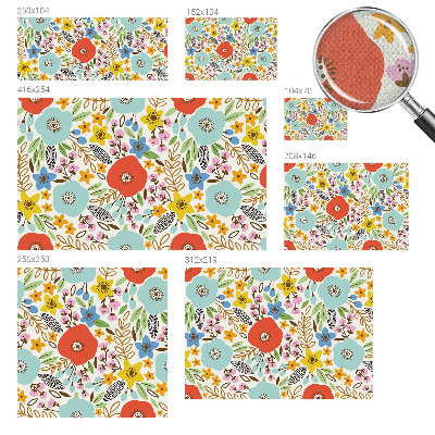 Tapetai Blomstermønster