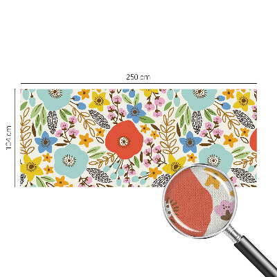 Tapetai Blomstermønster