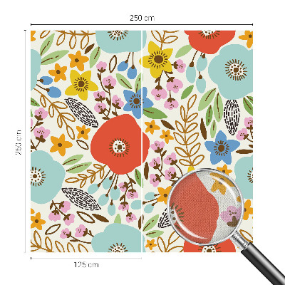 Tapetai Blomstermønster