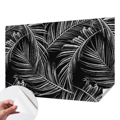 Fototapetai su egzotišku Monstera lapų raštu