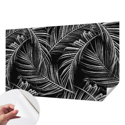 Fototapetai su egzotišku Monstera lapų raštu
