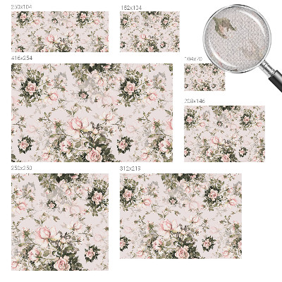 3D fototapetas Blomstermønster