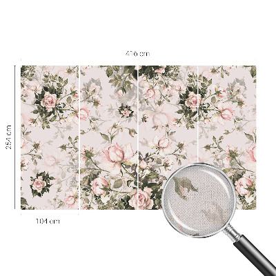 3D fototapetas Blomstermønster