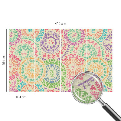 Fototapetas vaiko kambariui Spalvinga mandala