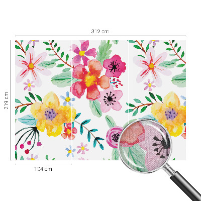 Fototapetai su gėlių motyvu „Blomsterfriskhed“