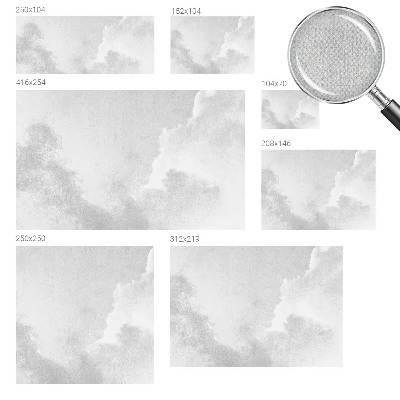 Savaime lipnus fototapetas Diskretus dangus