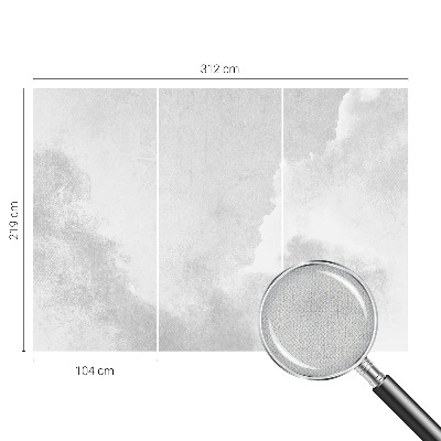 Savaime lipnus fototapetas Diskretus dangus