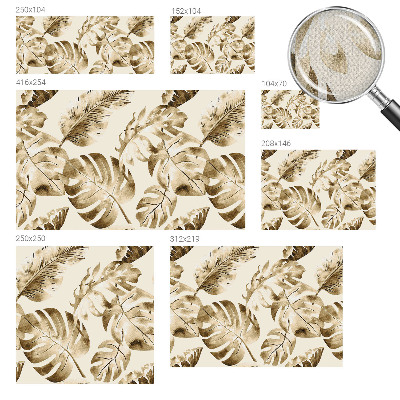 3D fototapetas su egzotine flora