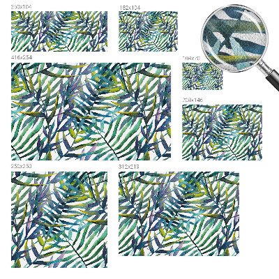 Savaime lipnus fototapetas Egzotinė augmenija