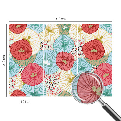 Fototapetas vaiko kambariui Blomstermønster