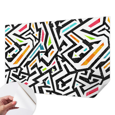 Fototapetas vaiko kambariui su abstrakčia mozaikos danga