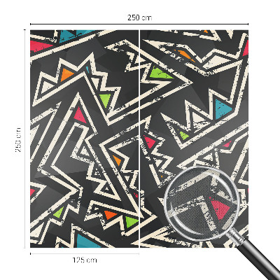 Savaime lipnus fototapetas Energinė geometrija