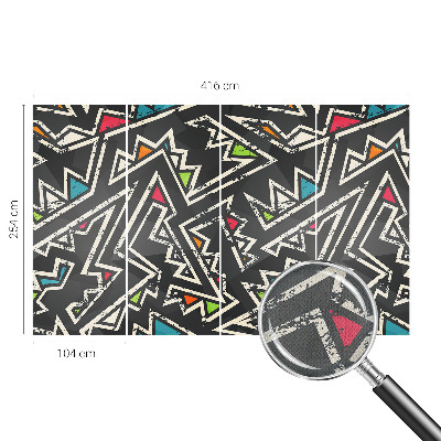 Savaime lipnus fototapetas Energinė geometrija