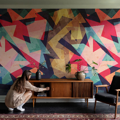 3D fototapetas sienoms Spalvingas monstras