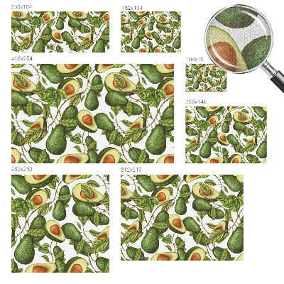 Savaime lipnus fototapetas Avokadų monstras