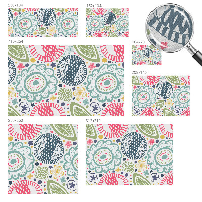 Tapetai Blomstermønstre