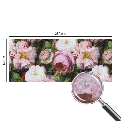 3D fototapetas sienoms gėlėmis dekoruotas elegantiškas dizainas