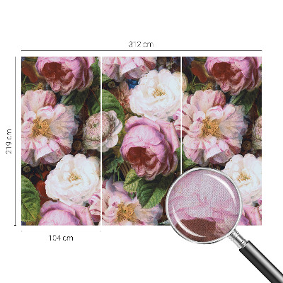 3D fototapetas sienoms Blomsteragtig elegancija