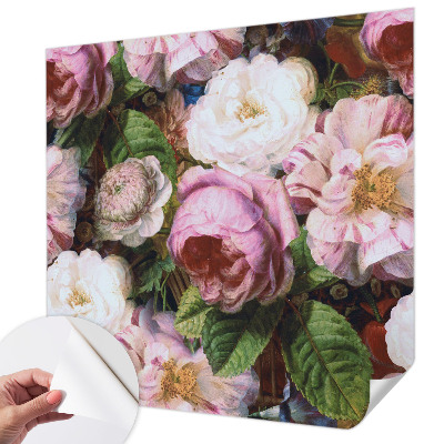 3D fototapetas sienoms gėlėmis dekoruotas elegantiškas dizainas