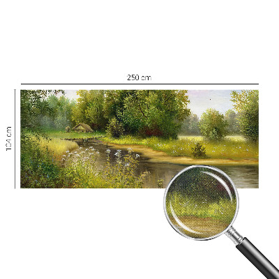 3D fototapetas sienoms Landligt landskab