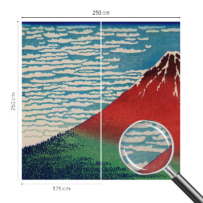 Fototapetai su raudonu kalnu