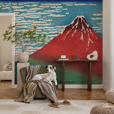 Fototapetai su raudonu kalnu