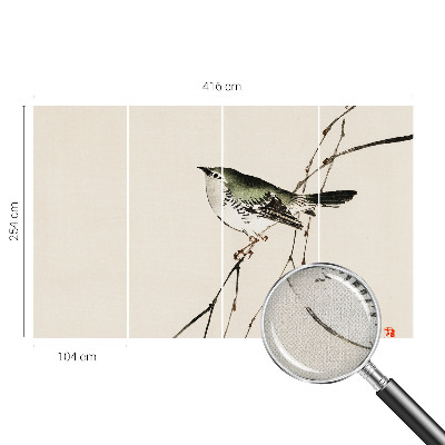 Savaime lipnus fototapetas Harmonisk fugl