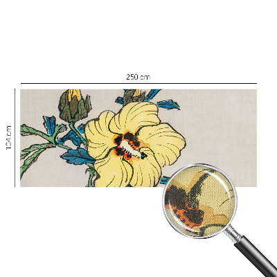 Fototapetai su gėlių motyvu „Gul Bloomst“