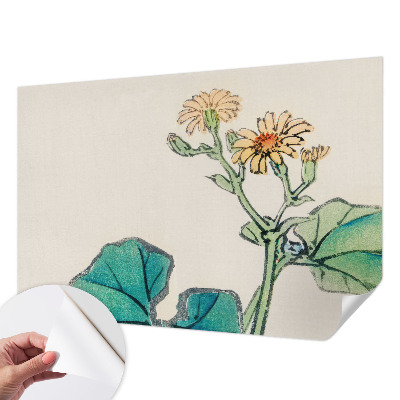 3D fototapetas Blomst og blade