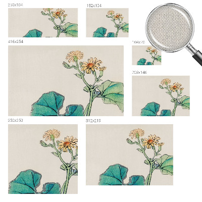 3D fototapetas Blomst og blade