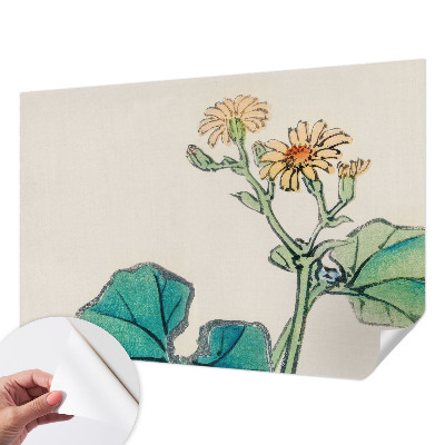 3D fototapetas Blomst og blade