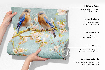 3D fototapetas Blomst og blade