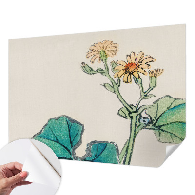 3D fototapetas Blomst og blade