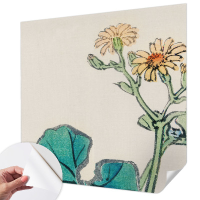 3D fototapetas Blomst og blade