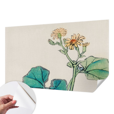 3D fototapetas Blomst og blade