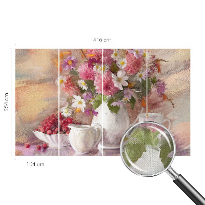 Savaime lipnus fototapetas Vilde bloomster