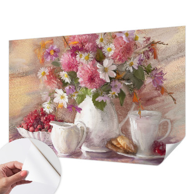 Savaime lipnus fototapetas Vilde bloomster