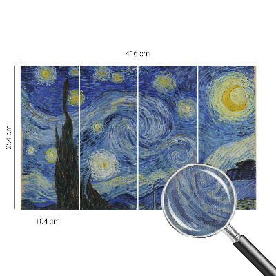 3D fototapetas su Natvortex raštu