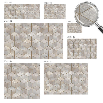 Fototapetai su geometrine mozaika
