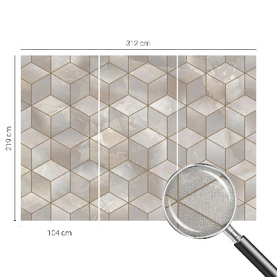 Fototapetai su geometrine mozaika