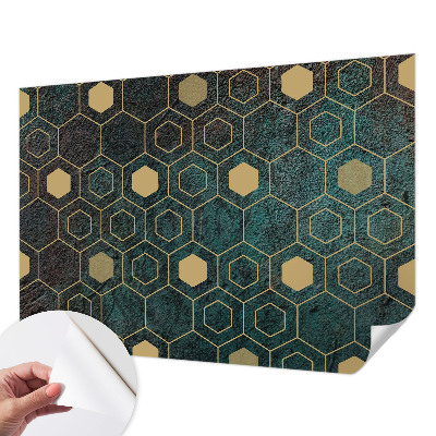 Savaime lipnus fototapetas su geometriniu raštu „sekso skyriai“
