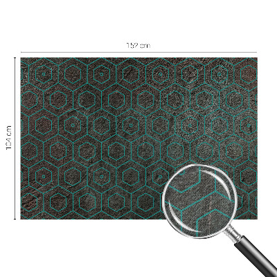 3D fototapetas sienoms su geometriniu piešiniu